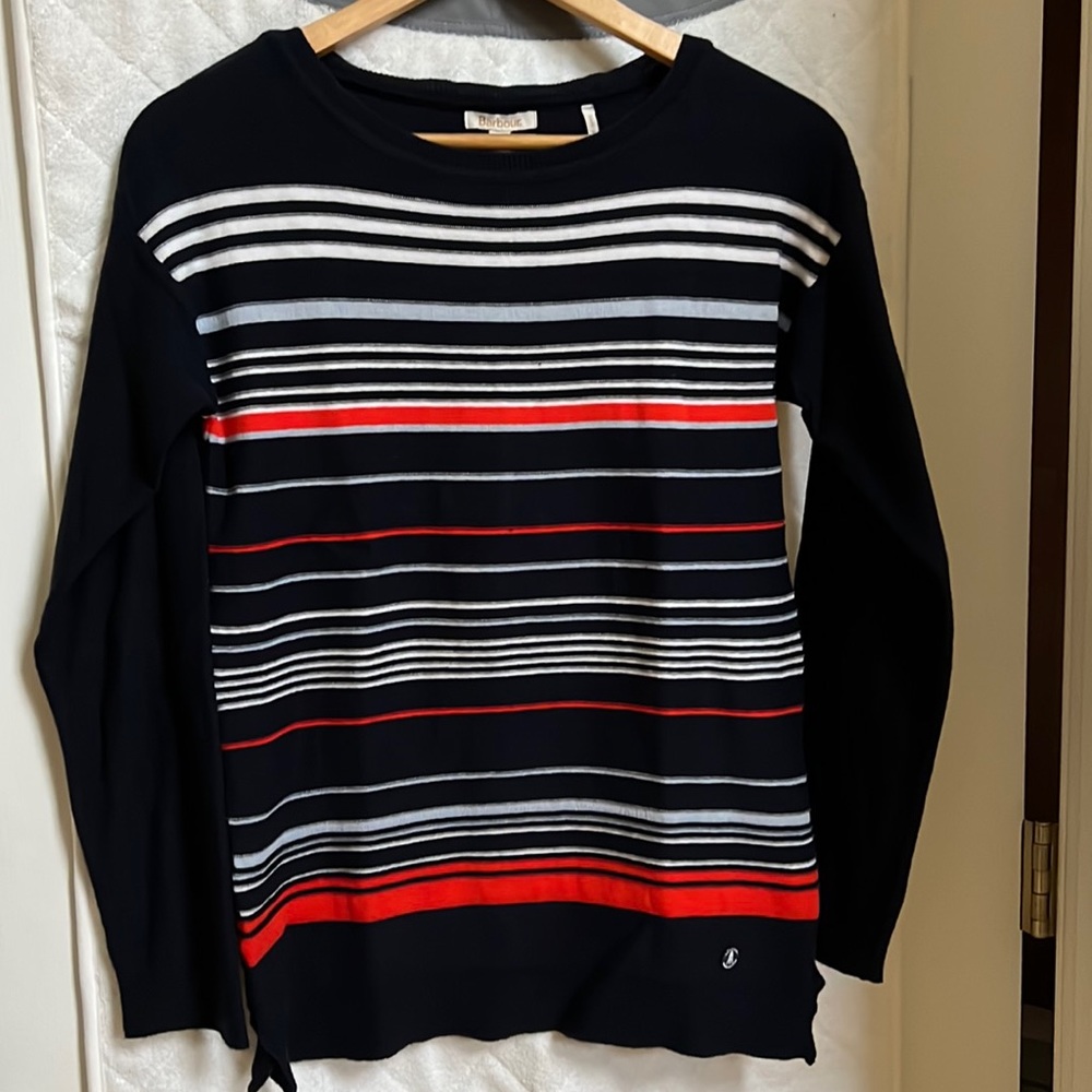 Barbour Women Top with Multi Stripe